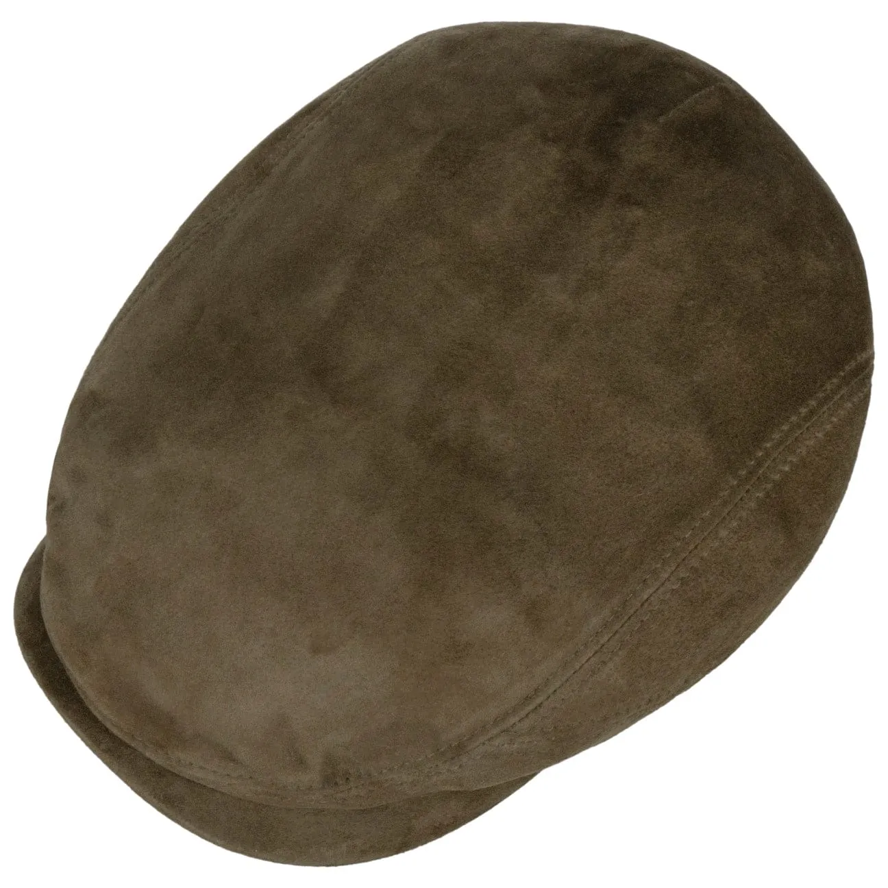 Goat Suede Flat Cap by Stetson