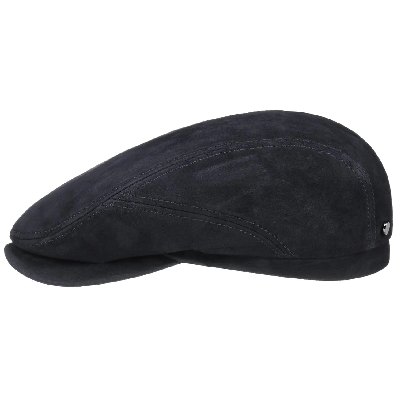 Goat Suede Flat Cap by Stetson