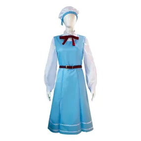 Gushing over Magical Girls Morino Korisu Women Blue Dress Party Carnival Halloween Cosplay Costume