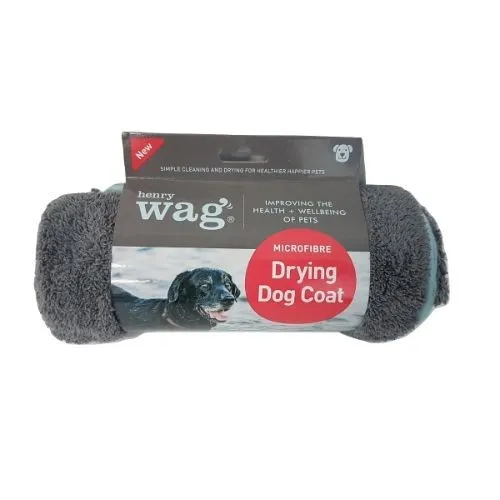 Henry Wag Drying Coat S 40cm Grey