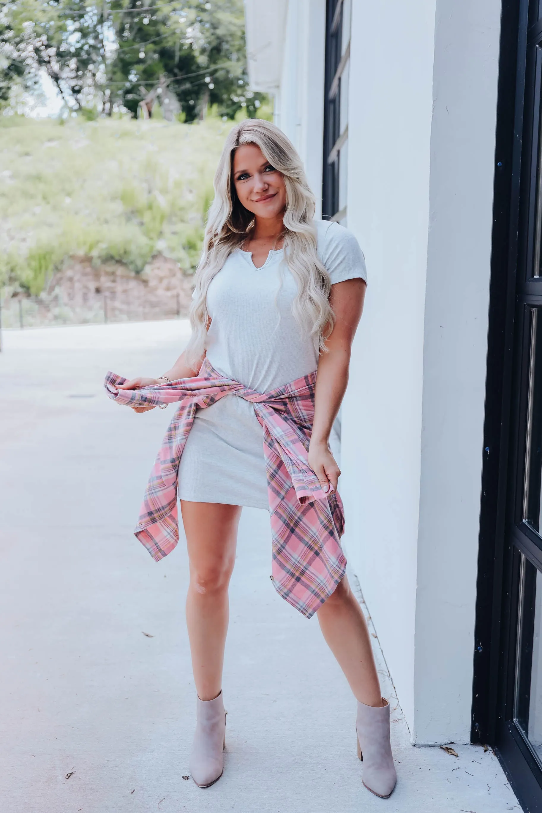 High Country Plaid Shirt - Pink