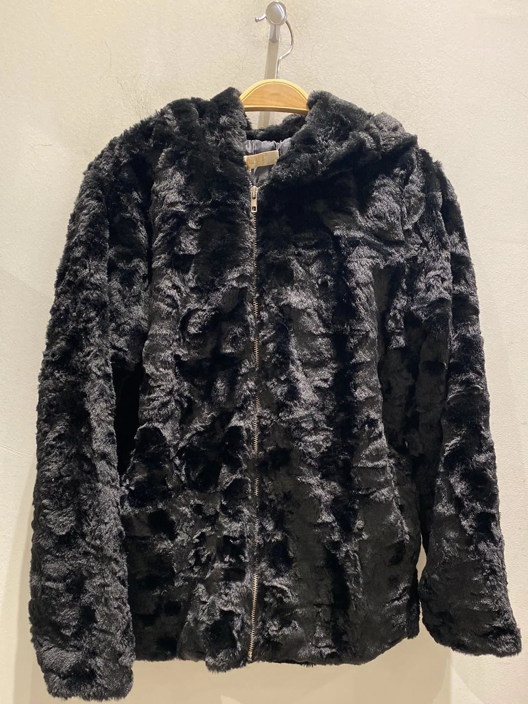 Hooded Fur Coat