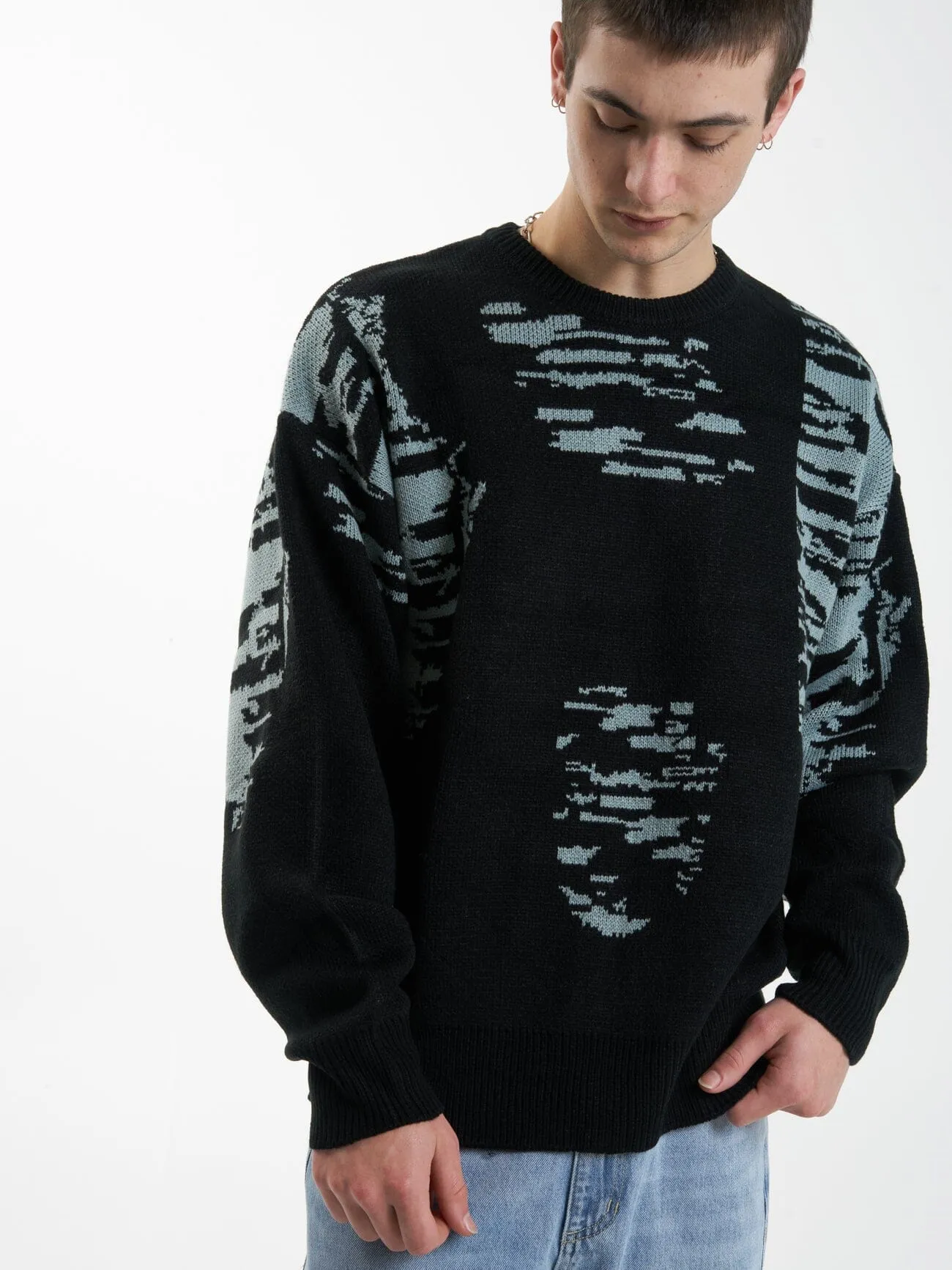 In Order Crew Knit - Black