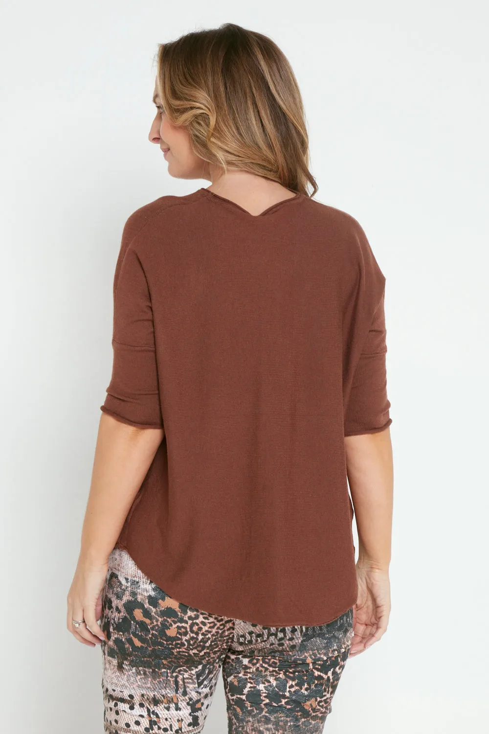 Jarrah Summer Knit - Chocolate