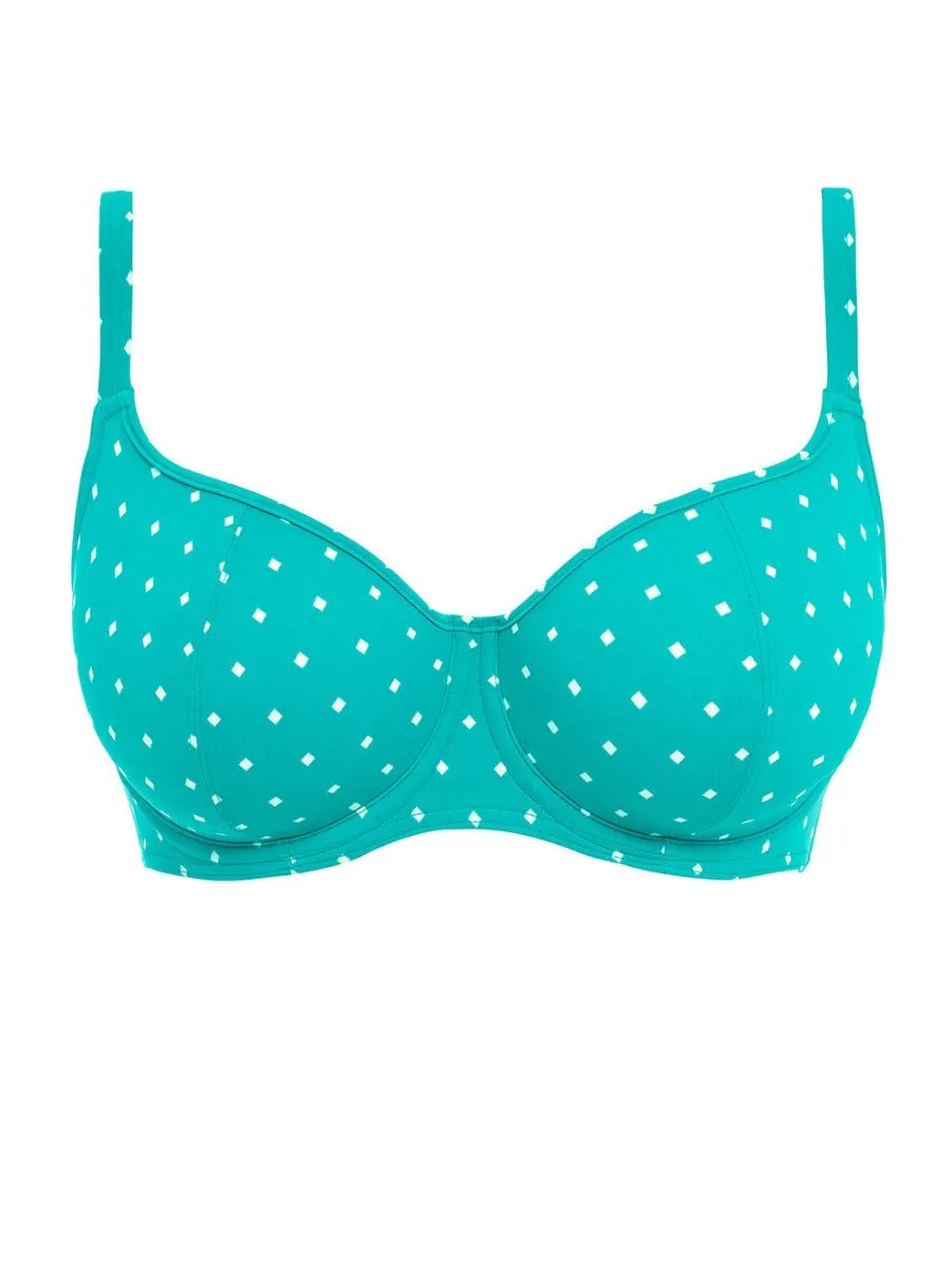 Jewel Cove Sweetheart Bikini Top - Marine