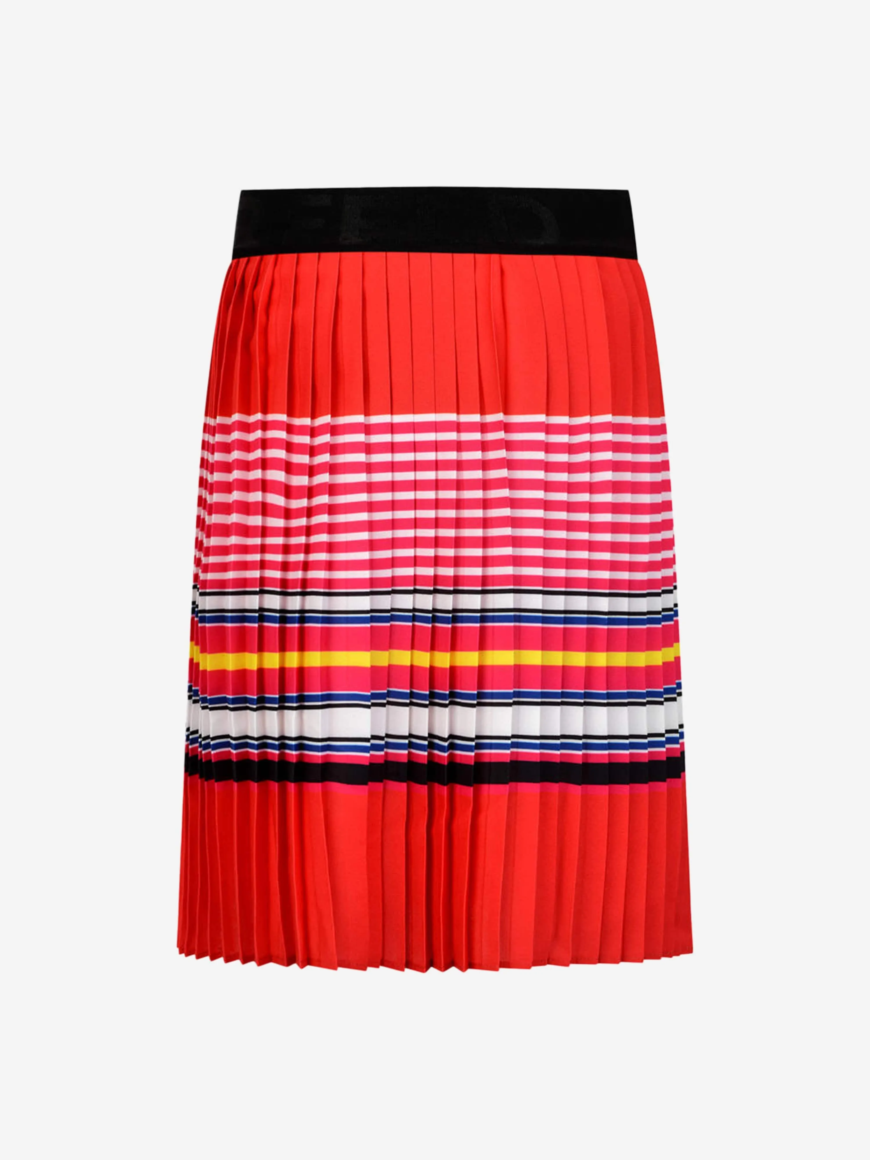 Karl Lagerfeld Girls Skirt - Striped Pleated Skirt