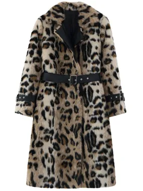 Leopard Trench Coat