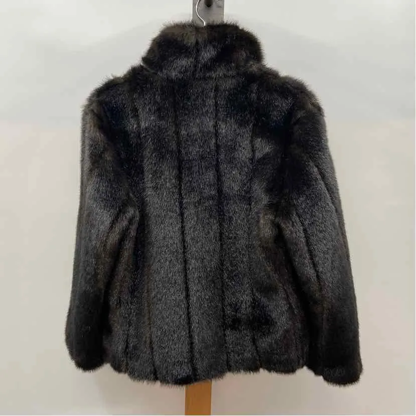 Liz Claiborne Women's Size M Brown Fur Coat