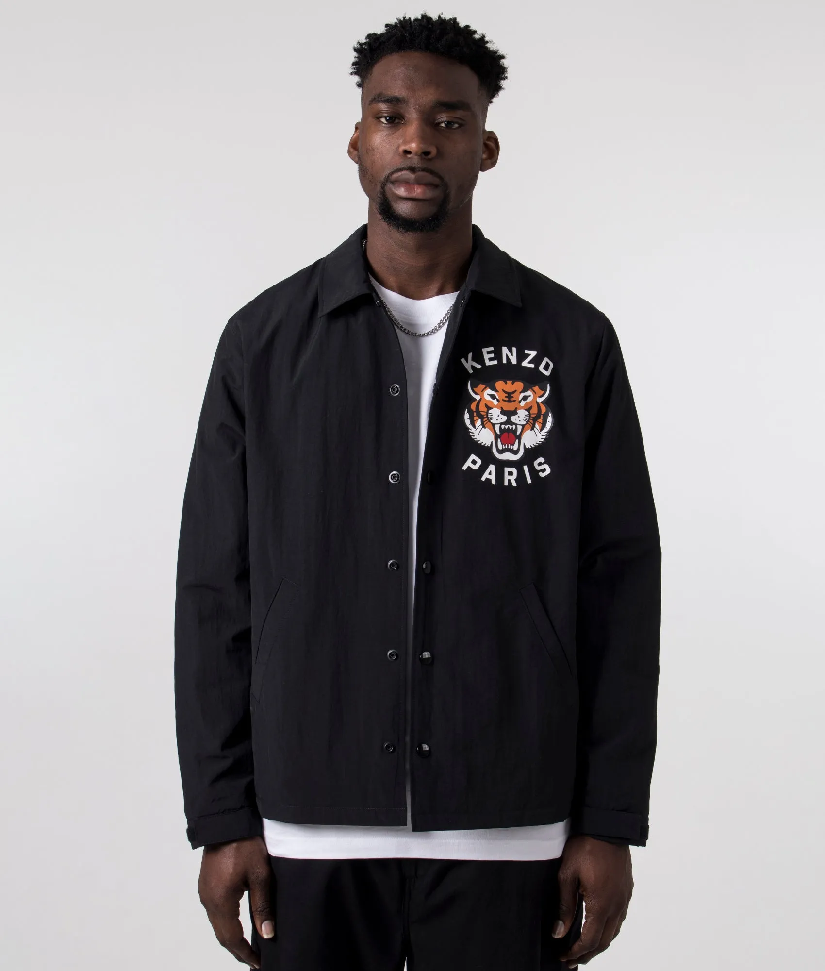 Lucky Tiger Quilted Coach Jacket