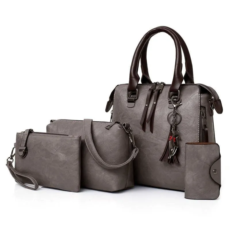 Luxury Leather Bag Set