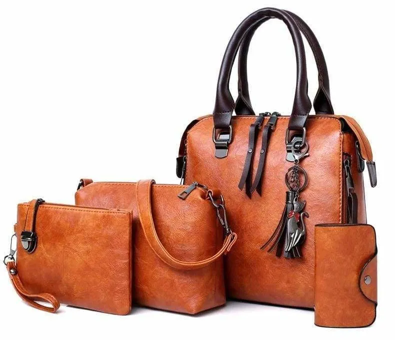 Luxury Leather Bag Set