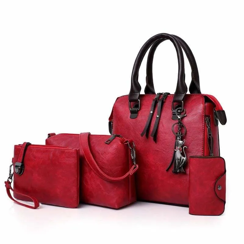 Luxury Leather Bag Set