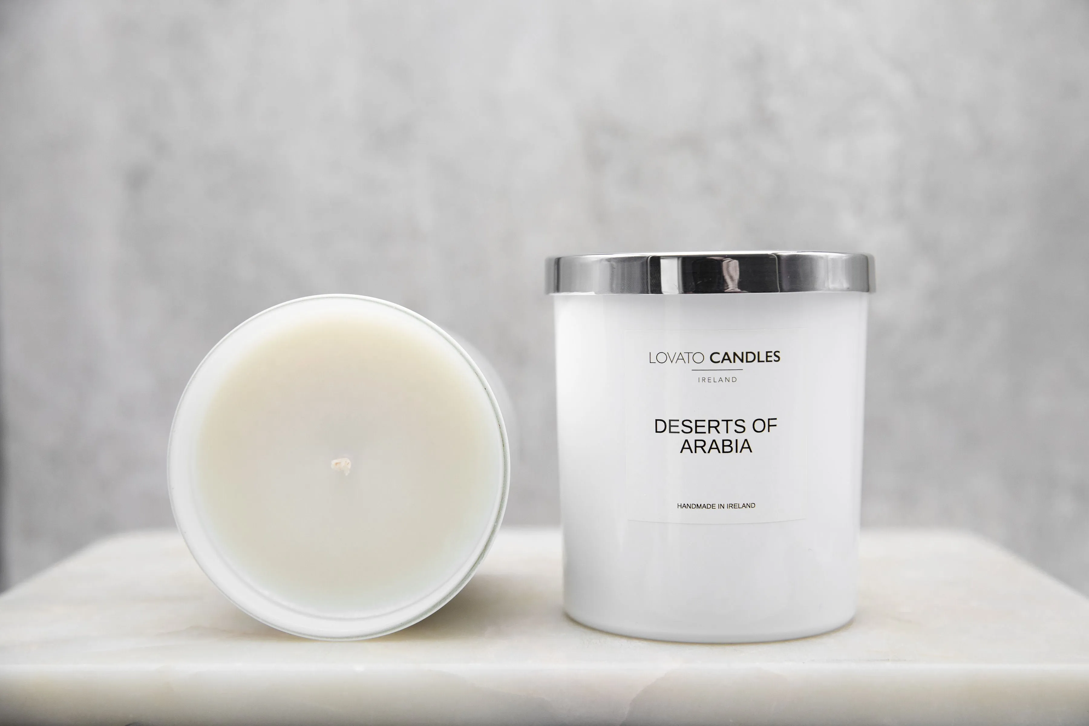 Luxury White Candle - Deserts of Arabia