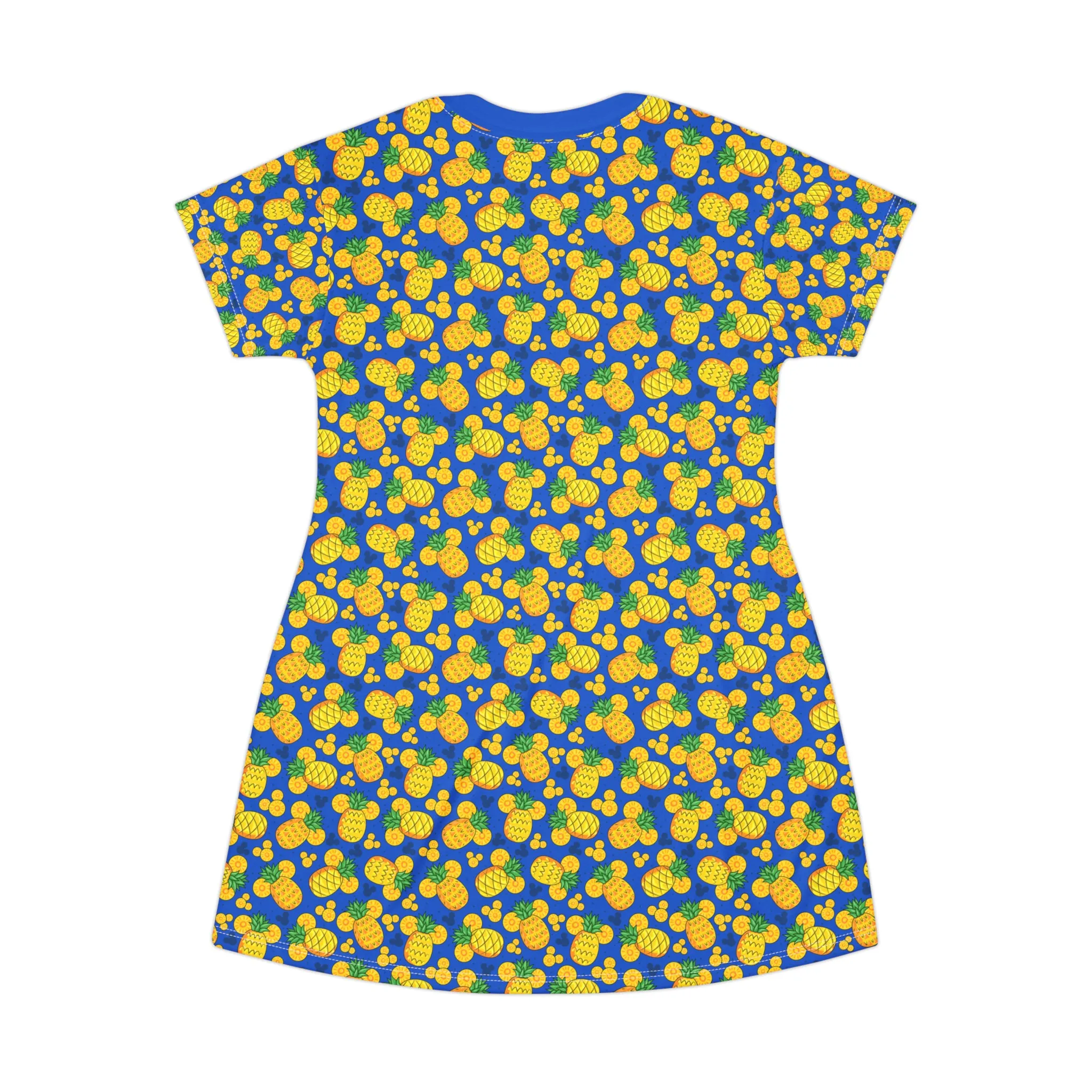 Magical Pineapple All Over Print T-Shirt Dress