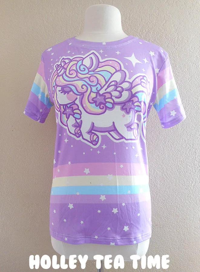 Magical Stardust Unicorn - Alicorn women's all over print t-shirt [made to order]