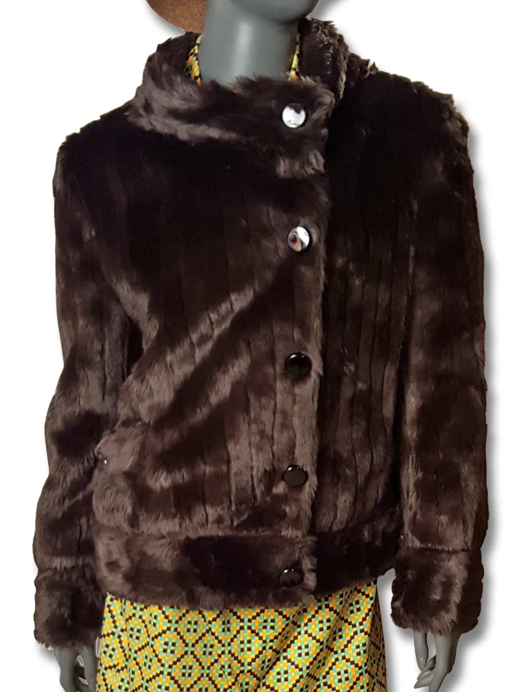 Marc Jacobs Faux Fur Jacket