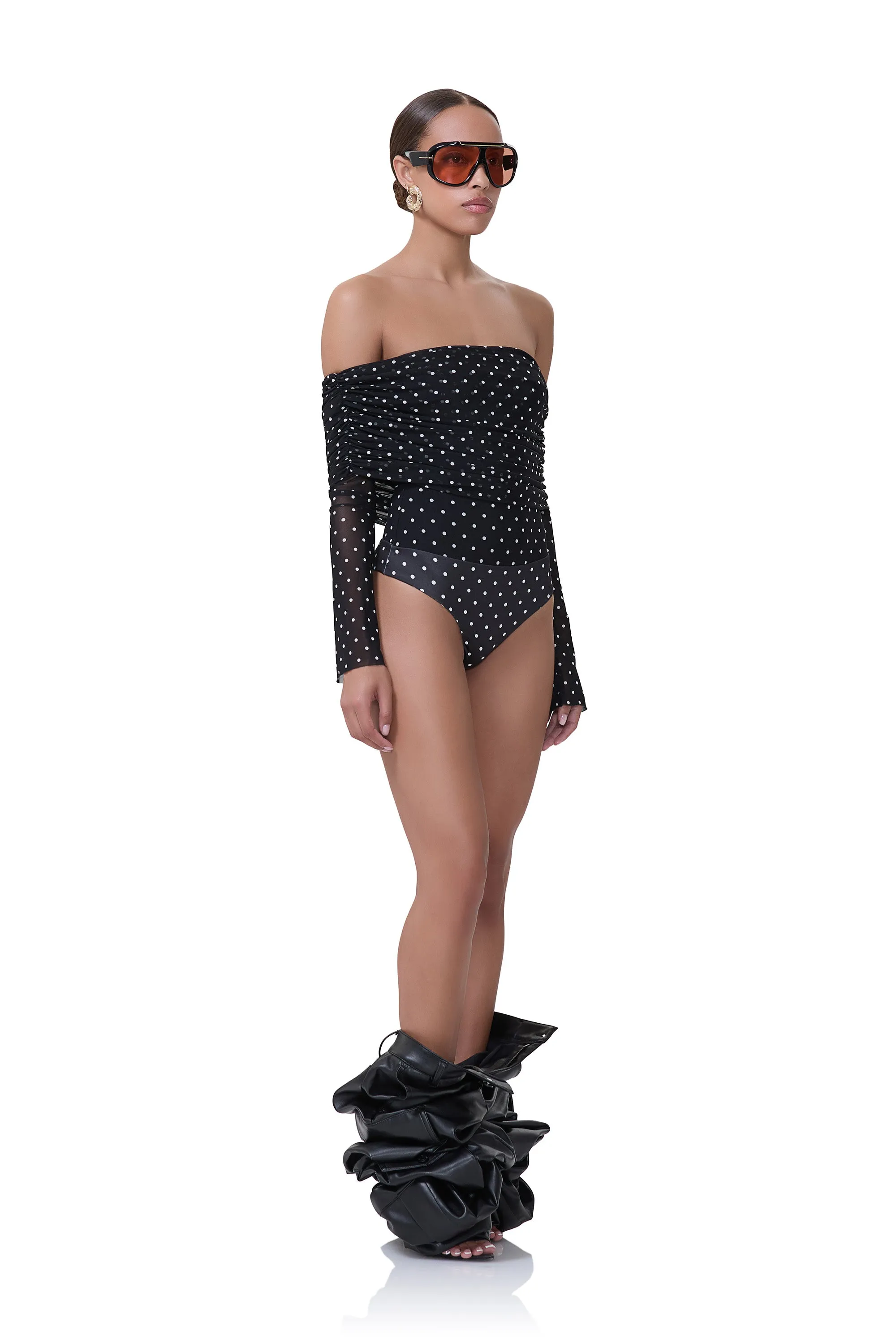 Maxine Bodysuit - Noir Dot