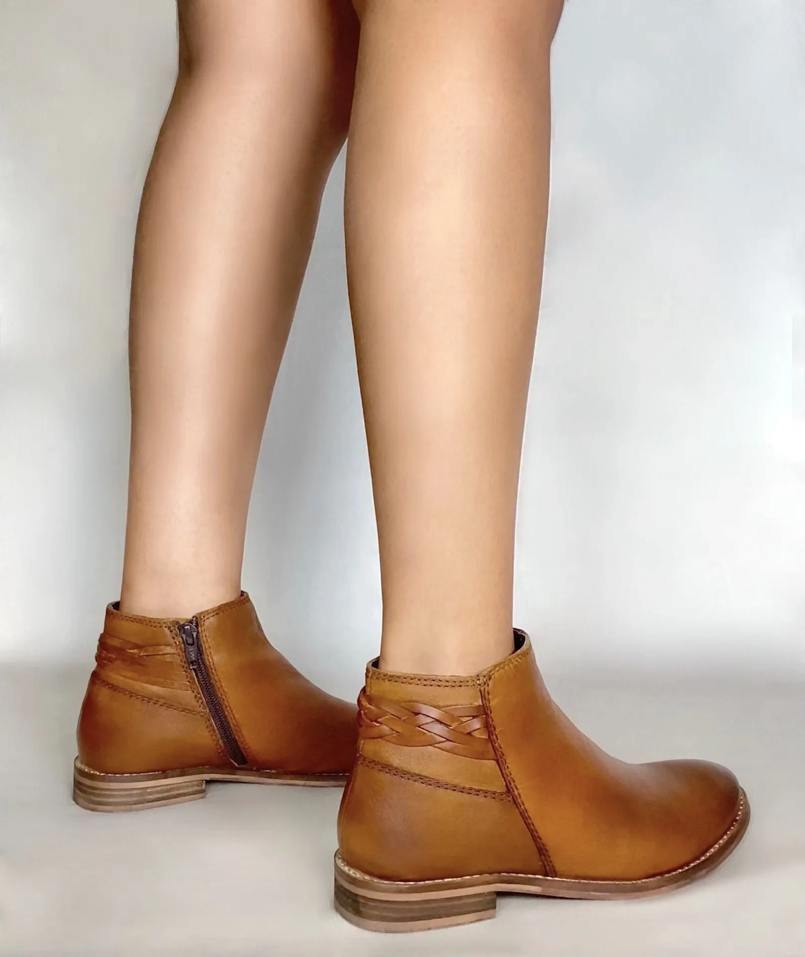 Maya Tan Vintage Bootie