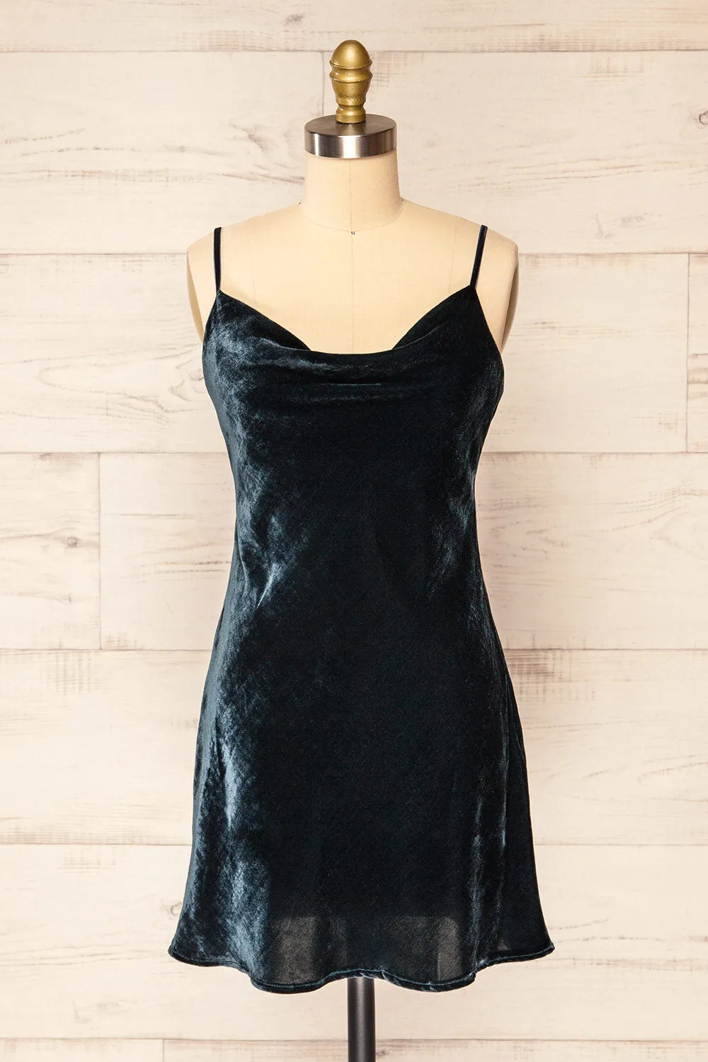 Melany | Short Velvet Dress