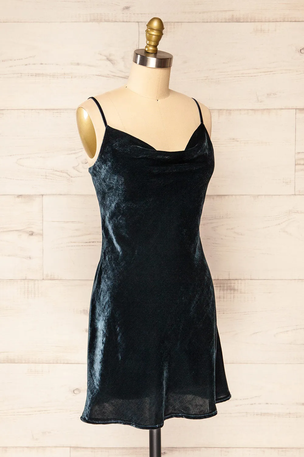 Melany | Short Velvet Dress