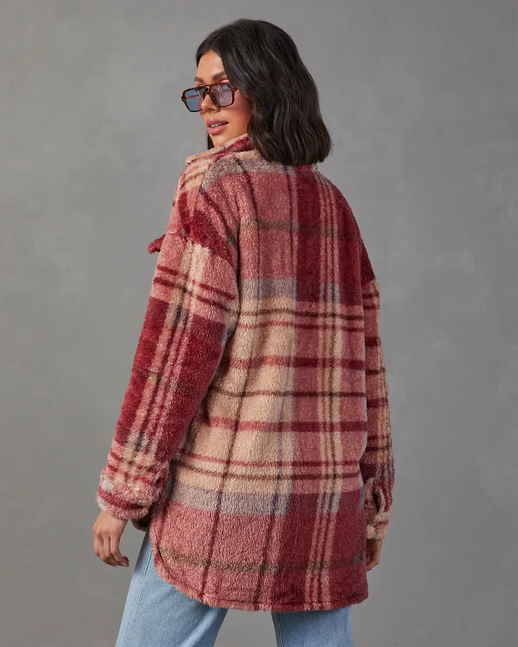 Mendocino Plaid Soft Knit Jacket