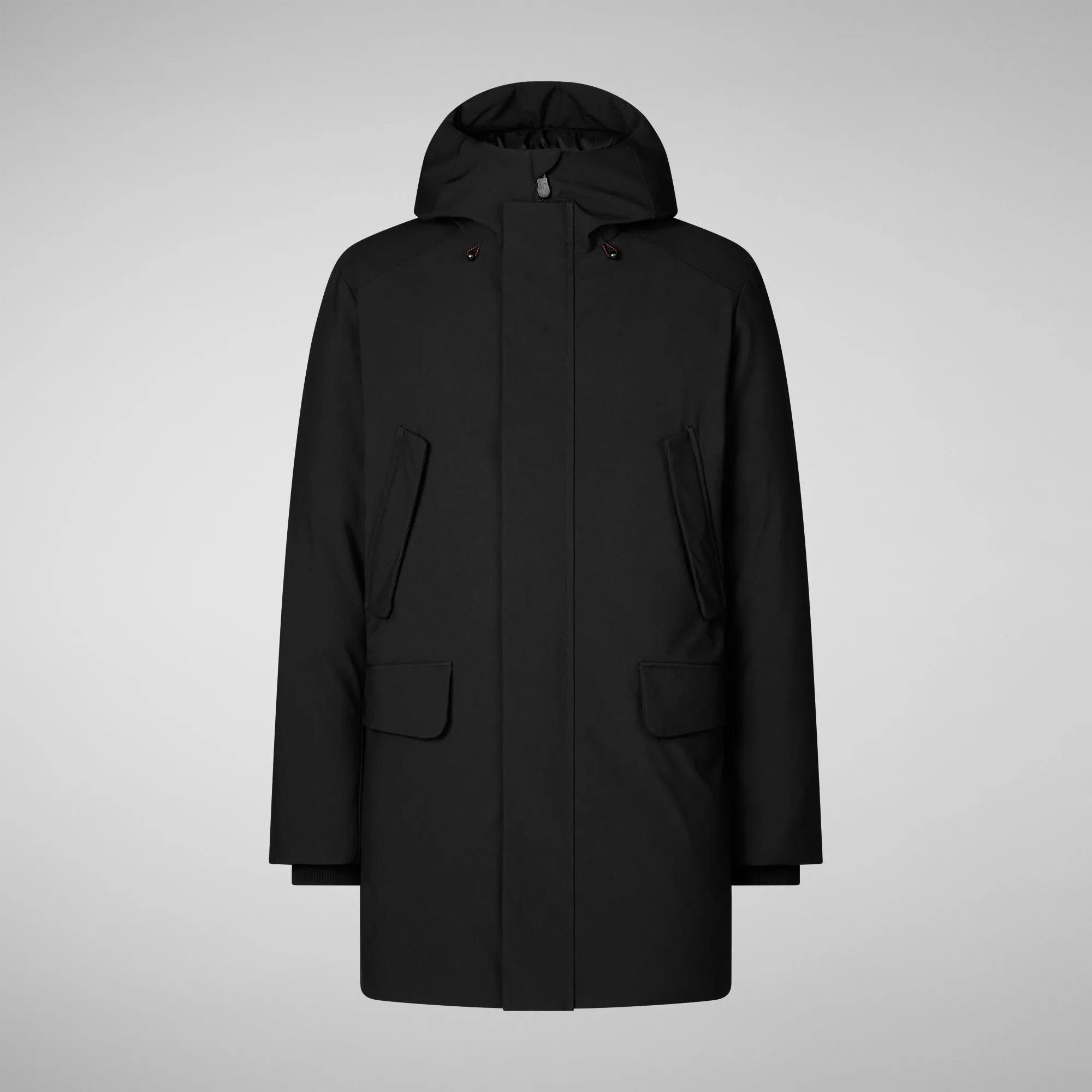 Men's  hooded parka Wilson in black