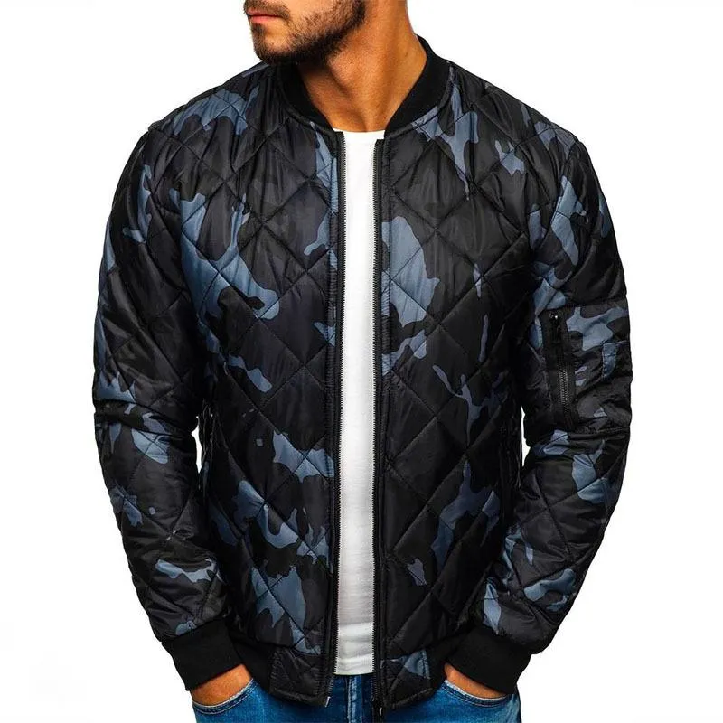 Men's Loose Camouflage Cotton Jacket 05513082YM