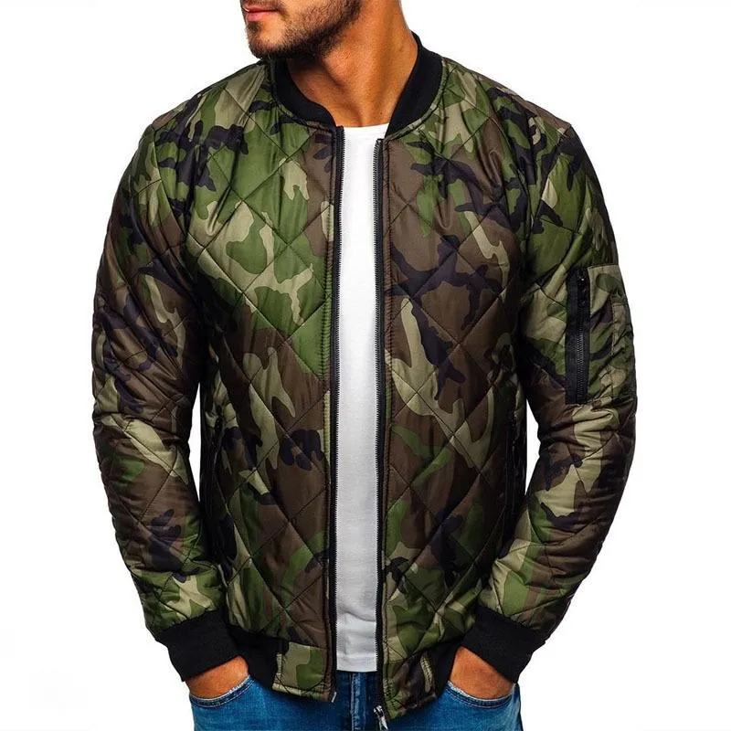 Men's Loose Camouflage Cotton Jacket 05513082YM