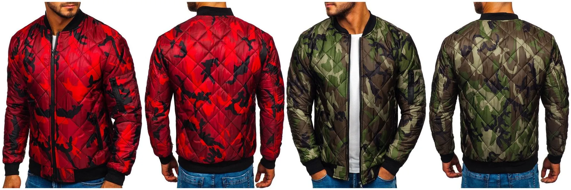 Men's Loose Camouflage Cotton Jacket 05513082YM