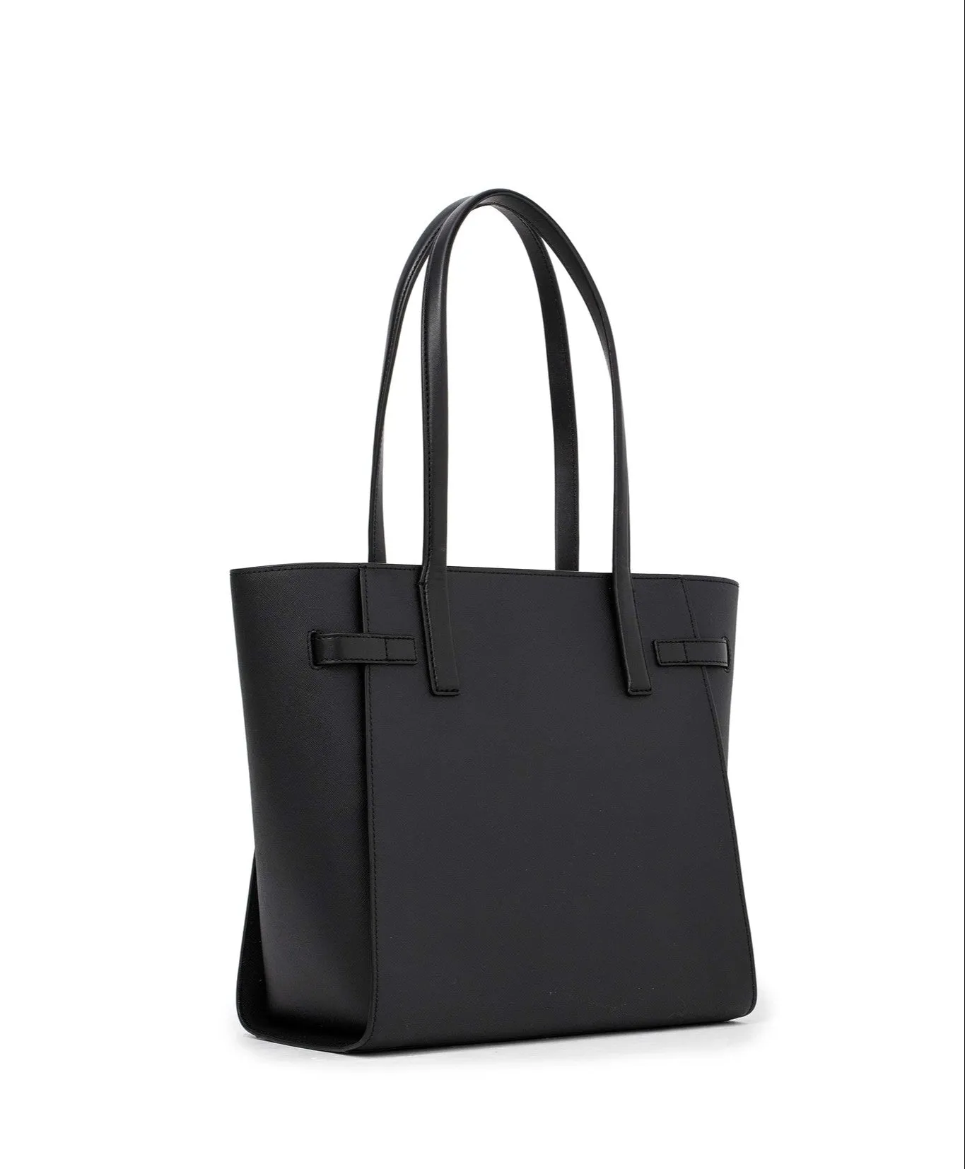 Michael Kors Women's Black Carmen Large Vegan Leather Tote