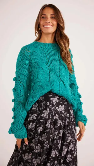 MinkPink Lucero Cable Knit Jumper