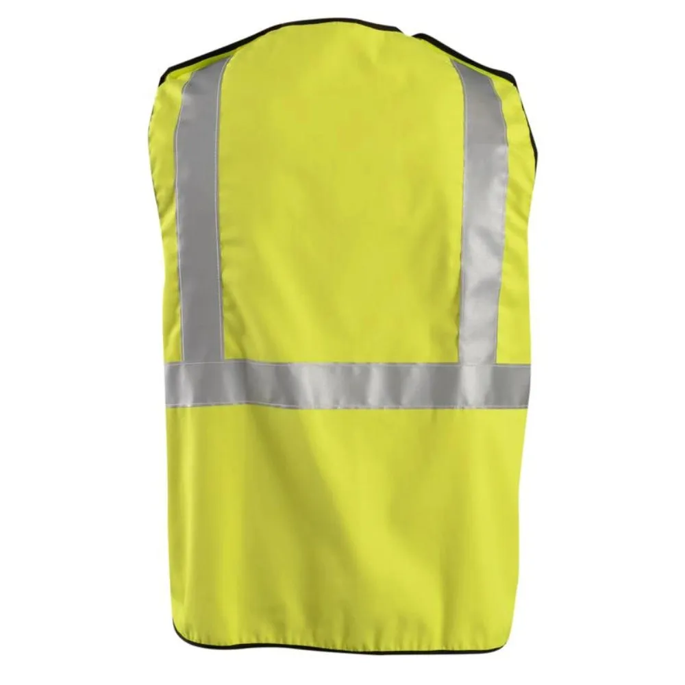 OccuNomix Flame Resistant Cotton Rich 5 PT Break Away ANSI Class 2 Solid Vest - FR-VCR1312