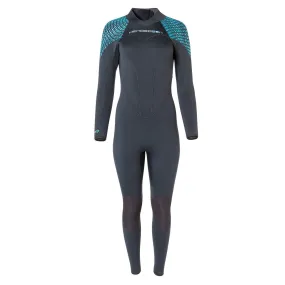 Open Box Henderson 5mm Womens Greenprene Back Zip Full Wetsuit - Black - 14