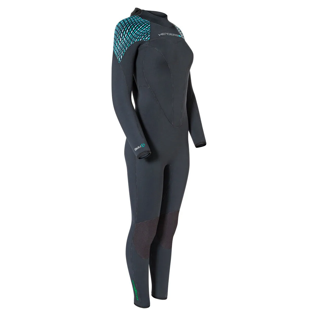 Open Box Henderson Womens 3mm Greenprene Back Zip Full Wetsuit-10S