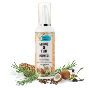 Papa Pawsome Shine O' Fur Massage Oil for Dog