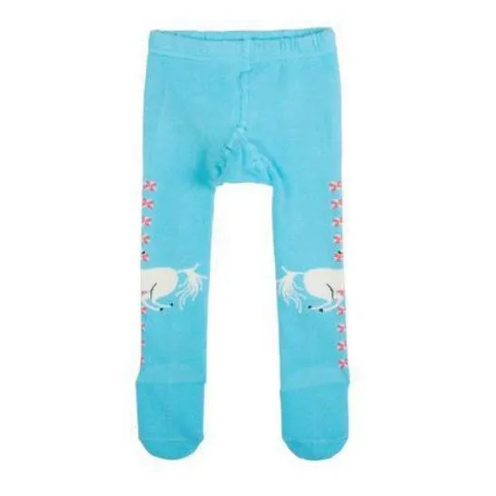 Paper Wings Blue Unicorn Girls Tights (Exclusive!)