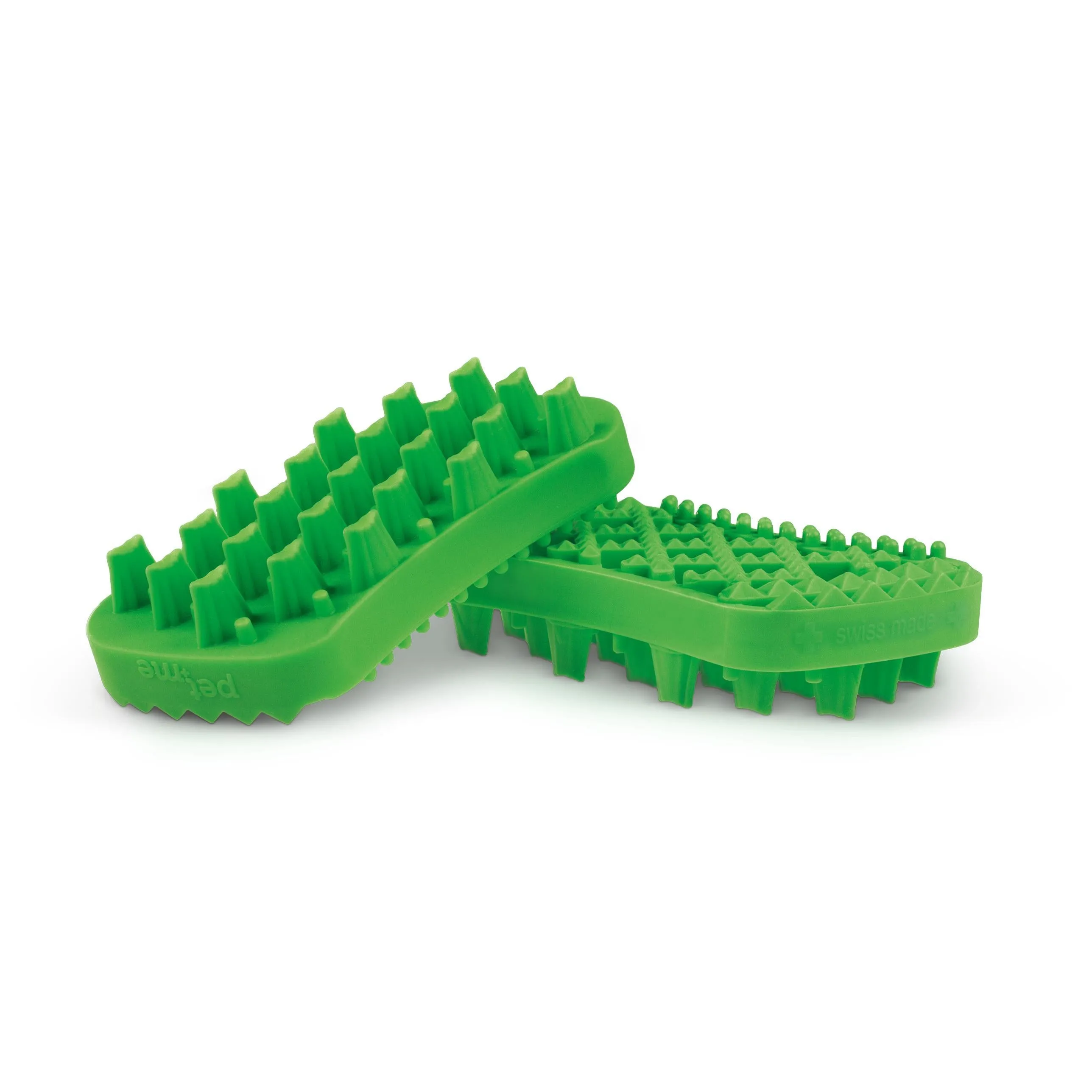 Pet and Me Silicone Grooming Brush Green