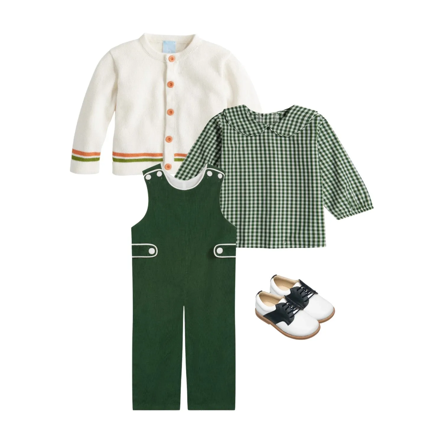 Porter Overall -- Forest Green Cord