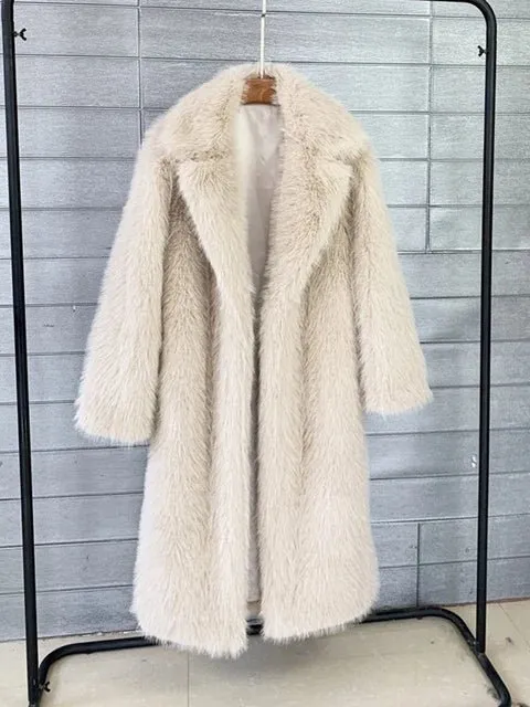 Pre Order:  Fluffy Faux Fur Winter Coat