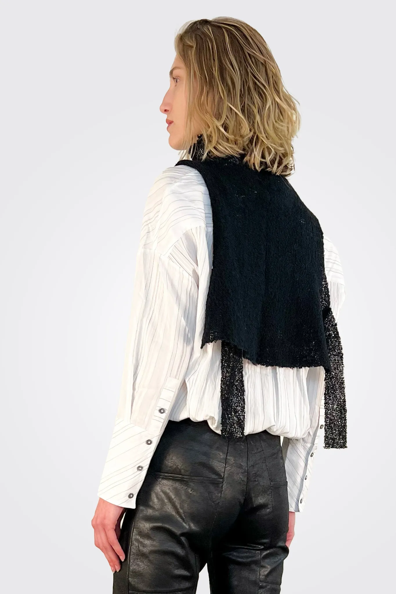 Rabena Knitted Vest - Black