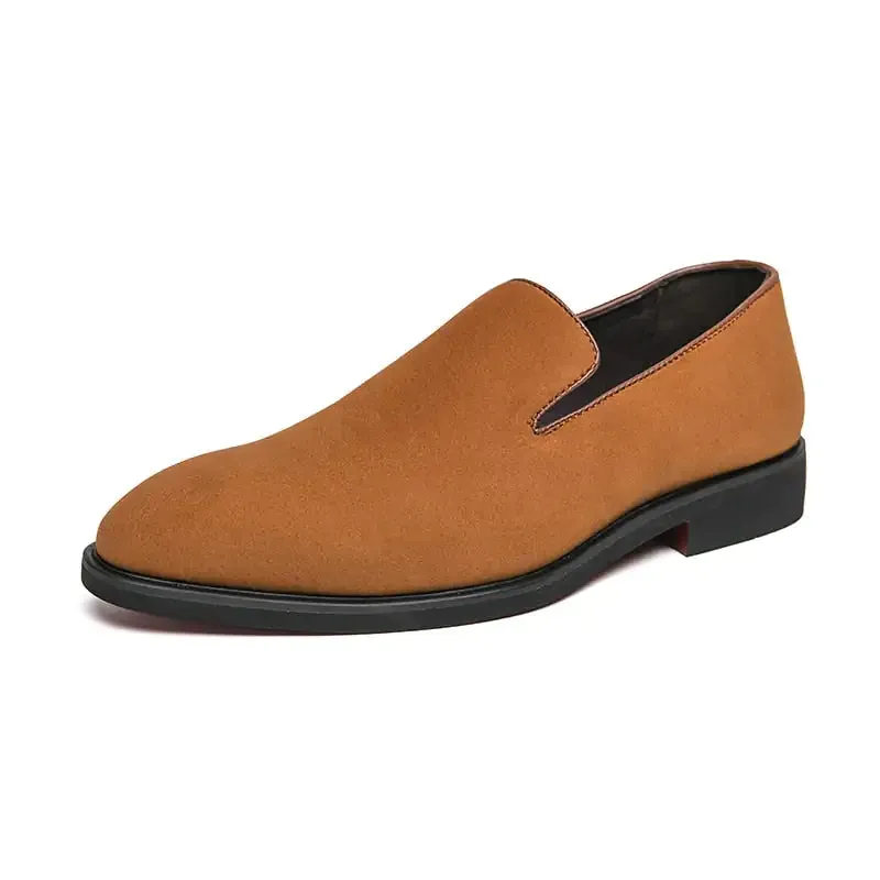 Red Bottom Dandelion  Men's Leather Shoes