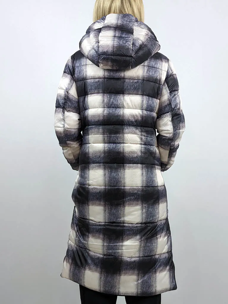 Rino   Pelle KEILA Reversible Long Padded Coat