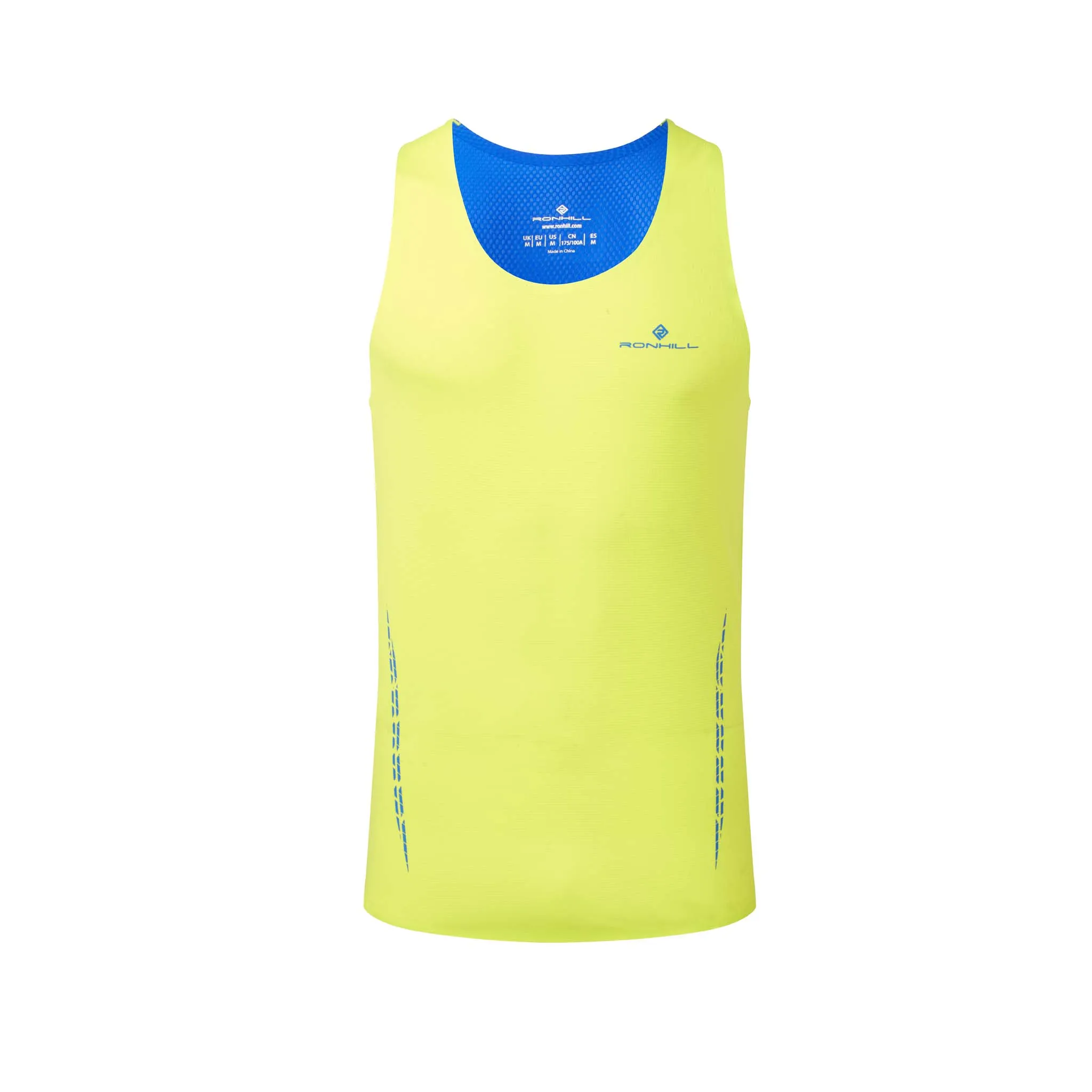 Ronhill | Men's Tech Race Vest - Citrus/Azurite