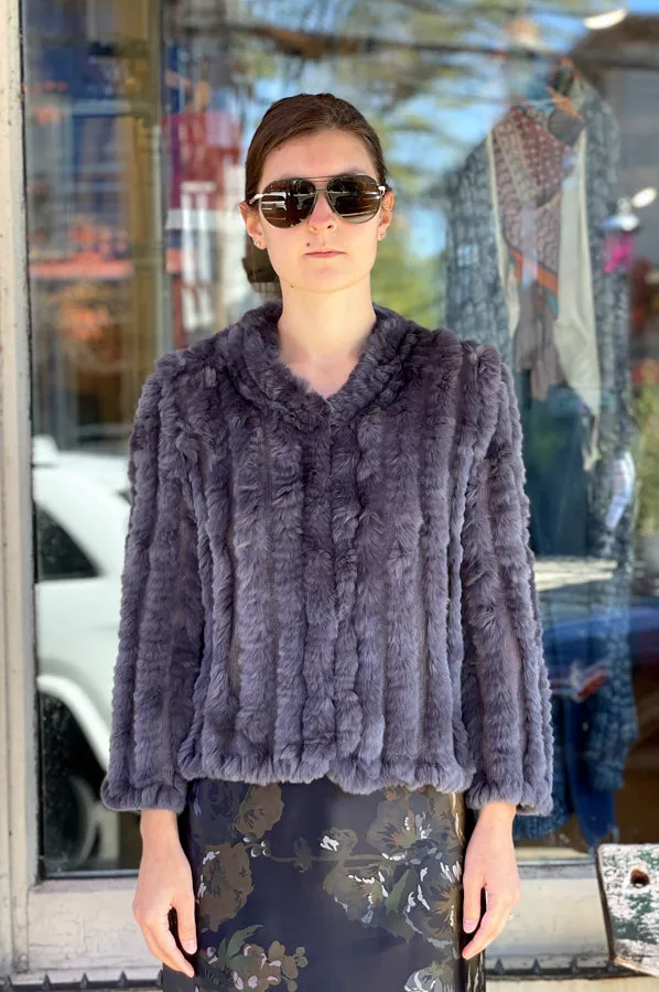 Rosa Fur Jacket - Galaxy