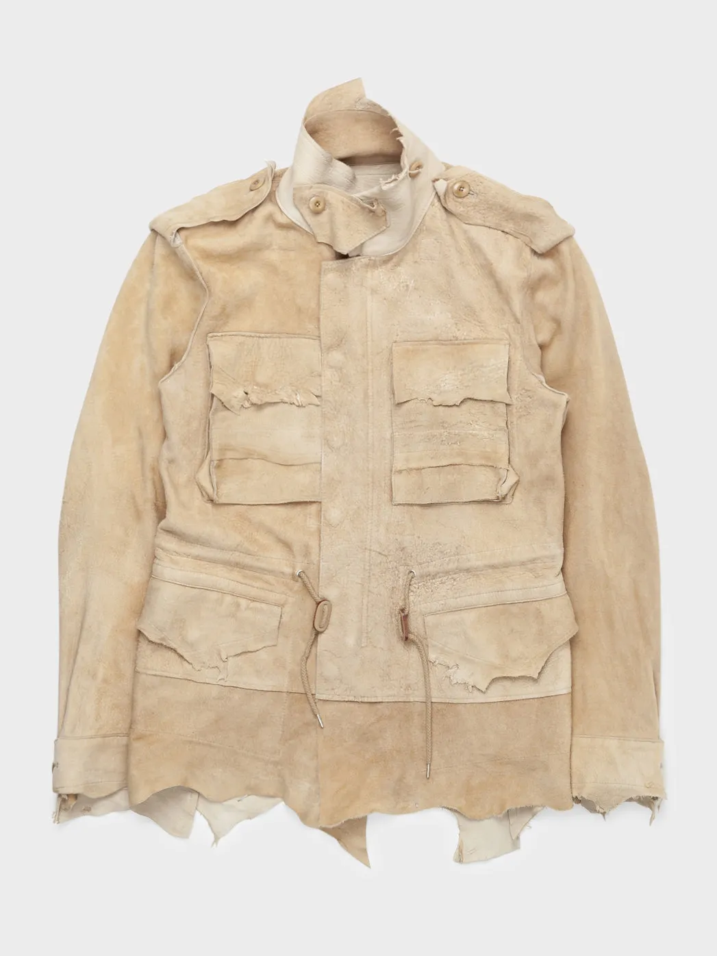 Rough Out Deerskin Parka