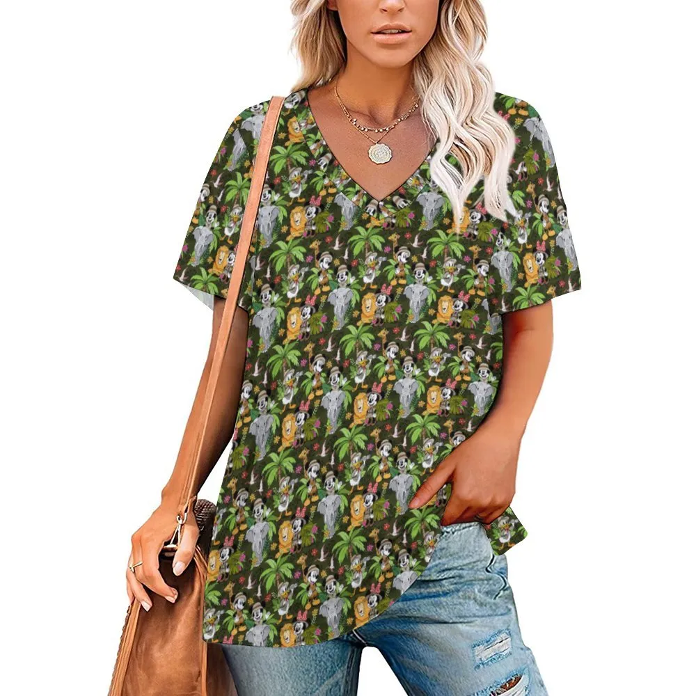 Safari Women's V-Neck T-Shirt