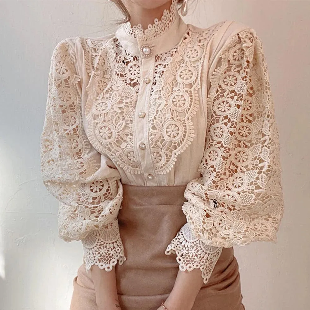 Sale Luxury Lace Blouse