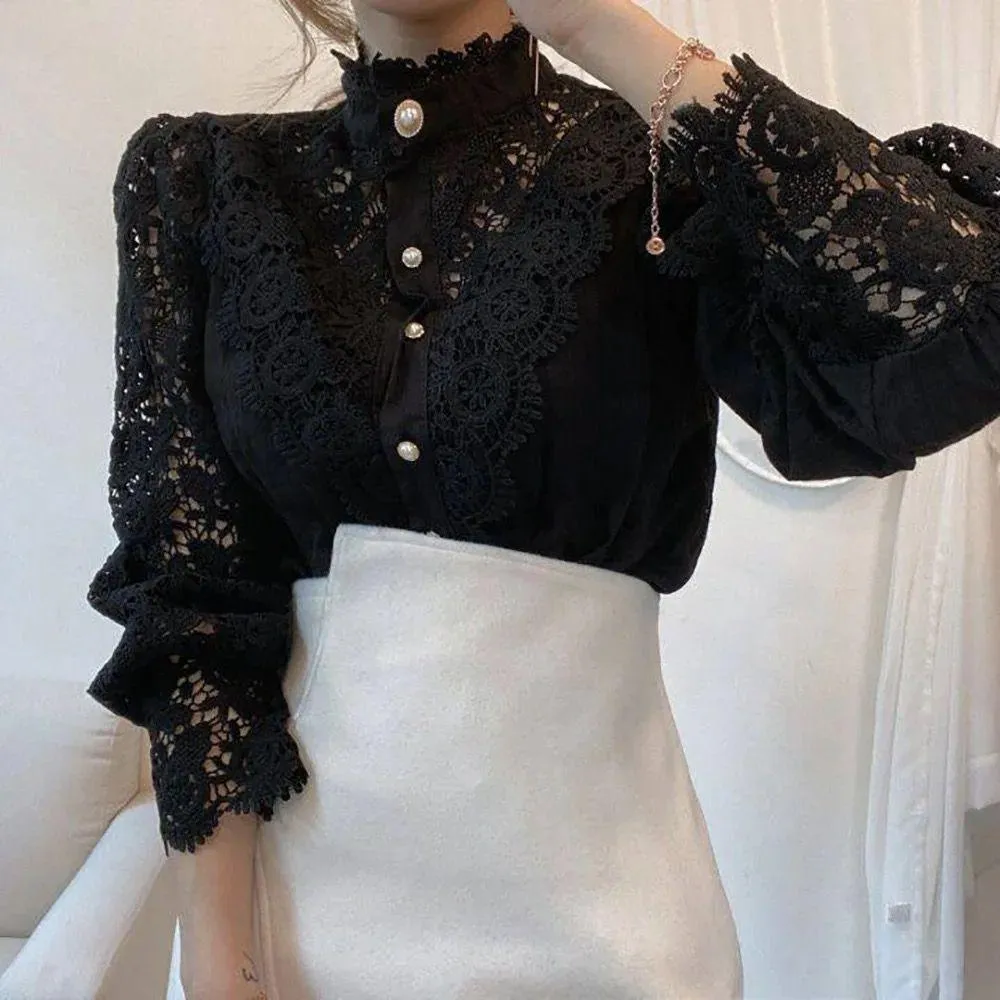 Sale Luxury Lace Blouse