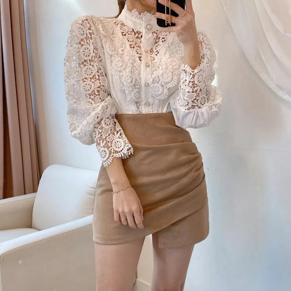 Sale Luxury Lace Blouse