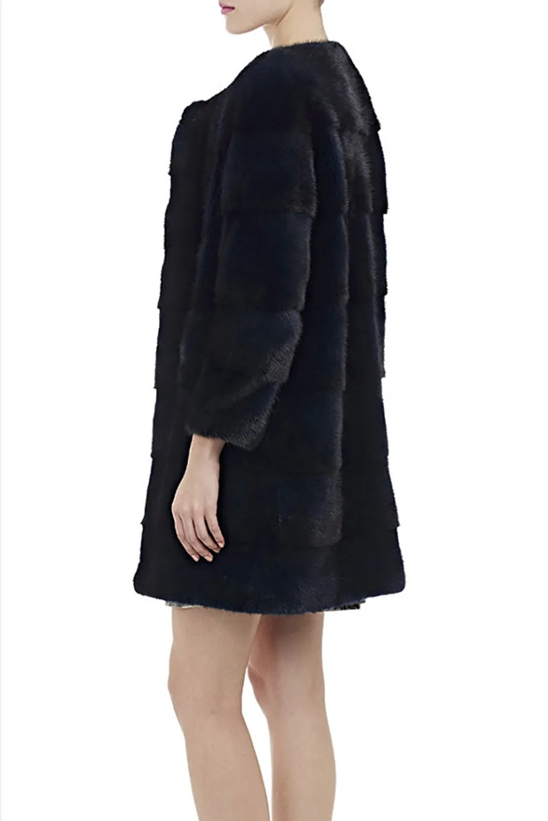 Sarah Long (80cm) Mink Fur Coat